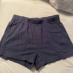 Aerie Blue Cotton Shorts